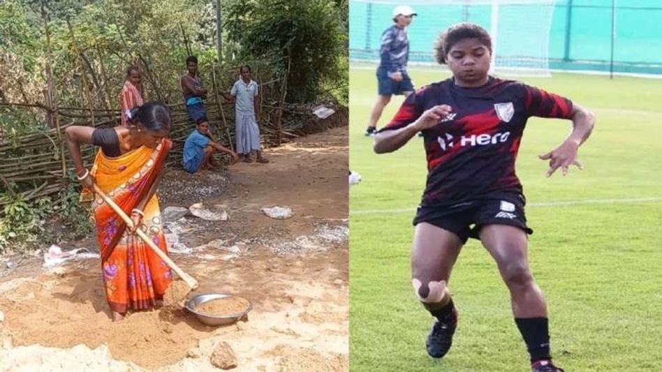 अष्टम उरांव के माता-पिता कर रहे दिहाड़ी मजदूरी अष्टम उरांव के माता-पिता कर रहे दिहाड़ी मजदूरी