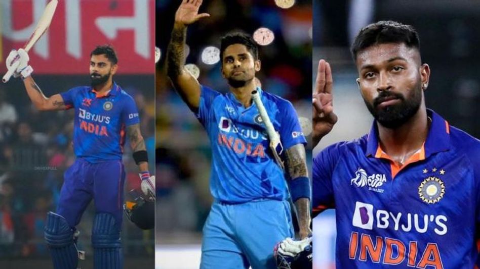 Virat, Suryakumar, Pandya (photo tweeter) Virat, Suryakumar, Pandya (photo tweeter)