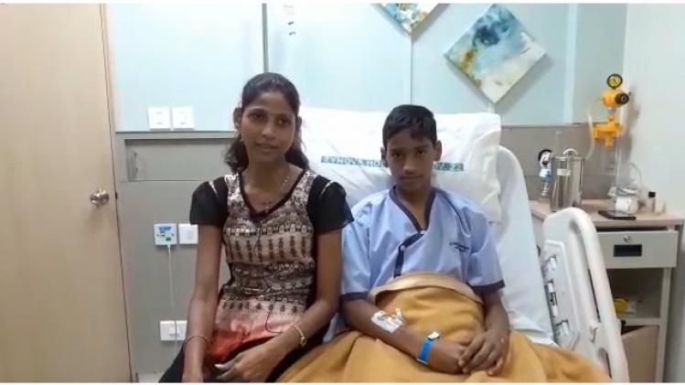 13 साल के बच्चे में सीटी स्कैन करके निकाला कैंसर वाला ट्यूमर