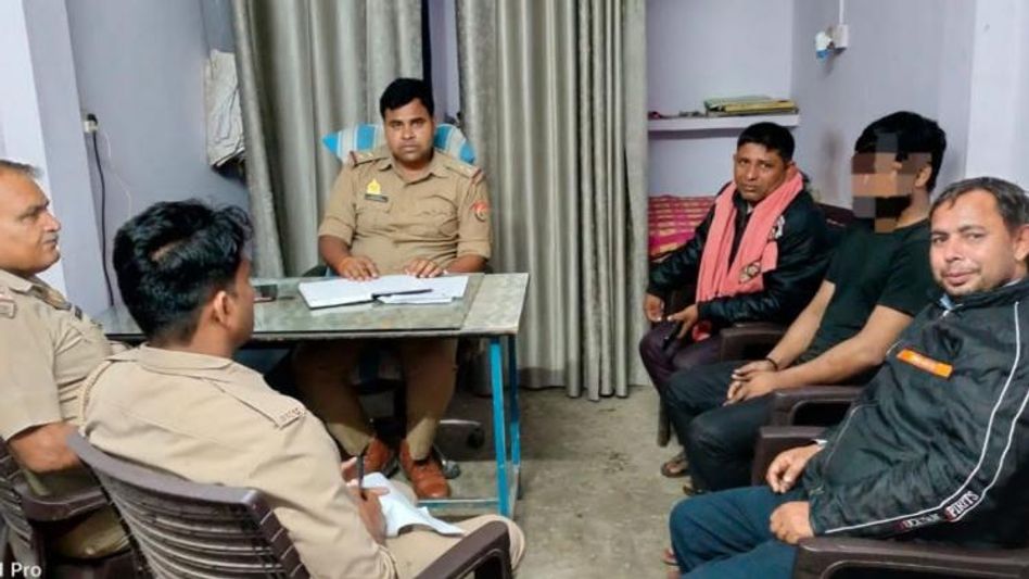 Noida Police saves life of a man Noida Police saves life of a man