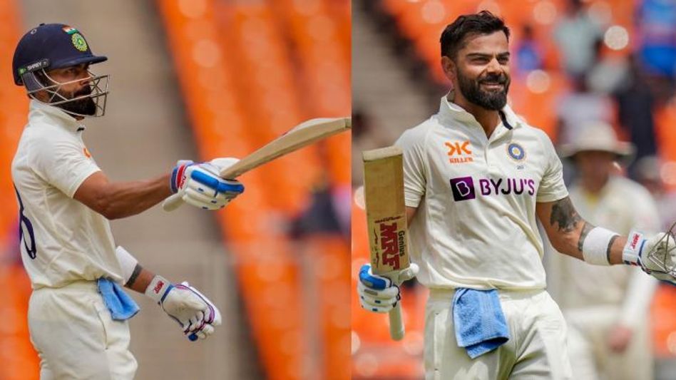 ऑस्ट्रेलिया के खिलाफ शतक जड़ने के बाद खुश विराट कोहली (फोटो पीटीआई) ऑस्ट्रेलिया के खिलाफ शतक जड़ने के बाद खुश विराट कोहली (फोटो पीटीआई)