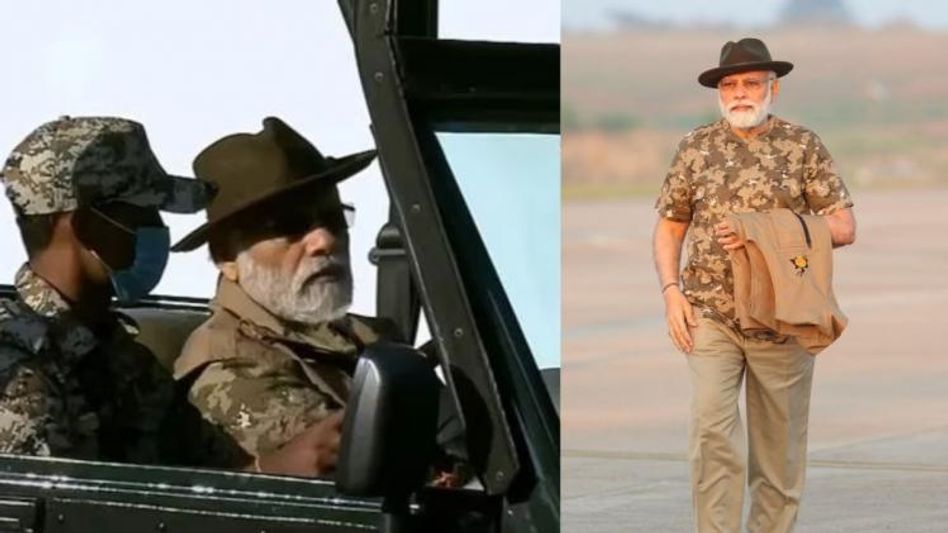 बांदीपुर टाइगर रिजर्व का अवलोकन करते प्रधानमंत्री नरेंद्र मोदी. बांदीपुर टाइगर रिजर्व का अवलोकन करते प्रधानमंत्री नरेंद्र मोदी.