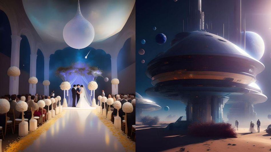 Wedding in Space Wedding in Space