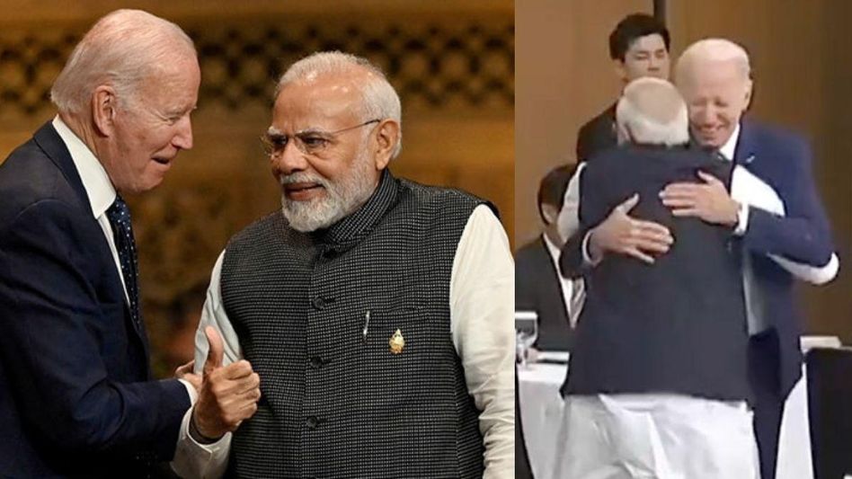 जापान में पीएम मोदी से मिलते अमेरिका के राष्ट्रपति जो बाइडेन (फोटो ट्विटर) जापान में पीएम मोदी से मिलते अमेरिका के राष्ट्रपति जो बाइडेन (फोटो ट्विटर)