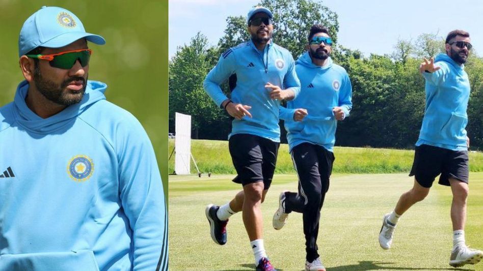 टीम इंडिया के कप्तान और मैदान पर प्रैक्टिस करते खिलाड़ी (Photo:BCCI) टीम इंडिया के कप्तान और मैदान पर प्रैक्टिस करते खिलाड़ी (Photo:BCCI)