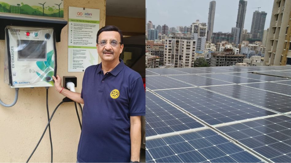 सोलर पैनल से चल रही है मुंबई की एक सोसाइटी सोलर पैनल से चल रही है मुंबई की एक सोसाइटी