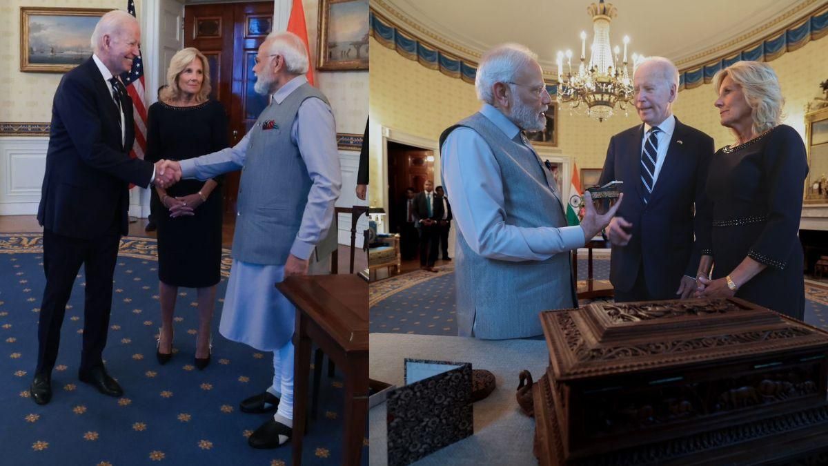 PM Modi With Biden PM Modi With Biden