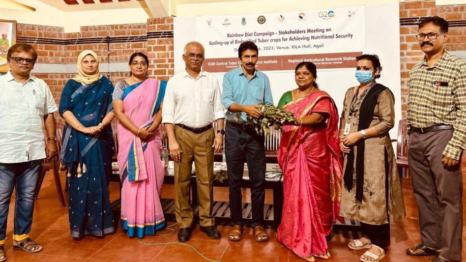 Rainbow diet campaign programme at Agali, Attapadi (Photo: Twitter) Rainbow diet campaign programme at Agali, Attapadi (Photo: Twitter)