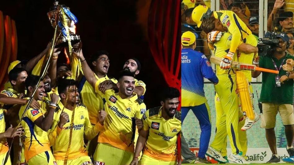 आईपीएल 2023 के कप पर चेन्नई सुपर किंग्स ने जमाया था कब्जा (फाइल फोटो) आईपीएल 2023 के कप पर चेन्नई सुपर किंग्स ने जमाया था कब्जा (फाइल फोटो)