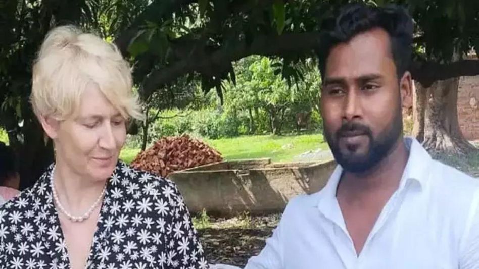 पोलैंड की महिला अपने प्रेमी के साथ (फोटो सोशल मीडिया) पोलैंड की महिला अपने प्रेमी के साथ (फोटो सोशल मीडिया)