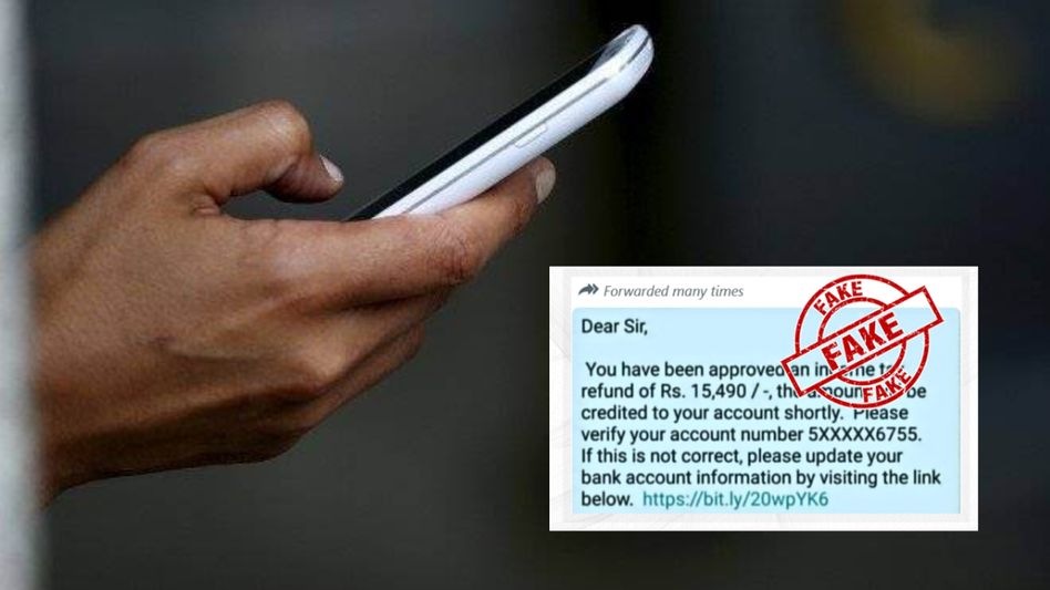 ITR Refund Message Fraud ITR Refund Message Fraud