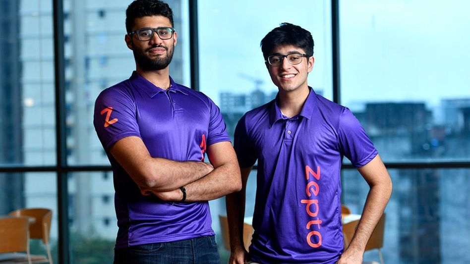 Zepto founders Kaivalya Vohra and Aadit Palicha Zepto founders Kaivalya Vohra and Aadit Palicha