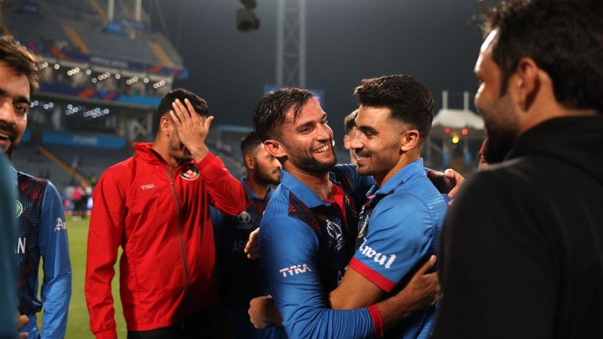 वर्ल्ड कप के अहम मुकाबले में अफगानिस्तान ने श्रीलंका को हराया (Photo/Twitter)