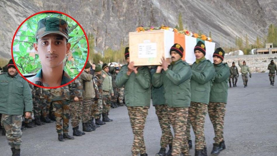 शहीद अग्निवीर गावते लक्ष्मण के परिवार को करीब 1 करोड़ 13 लाख रुपए मिलेंगे (Photo/ANI) शहीद अग्निवीर गावते लक्ष्मण के परिवार को करीब 1 करोड़ 13 लाख रुपए मिलेंगे (Photo/ANI)