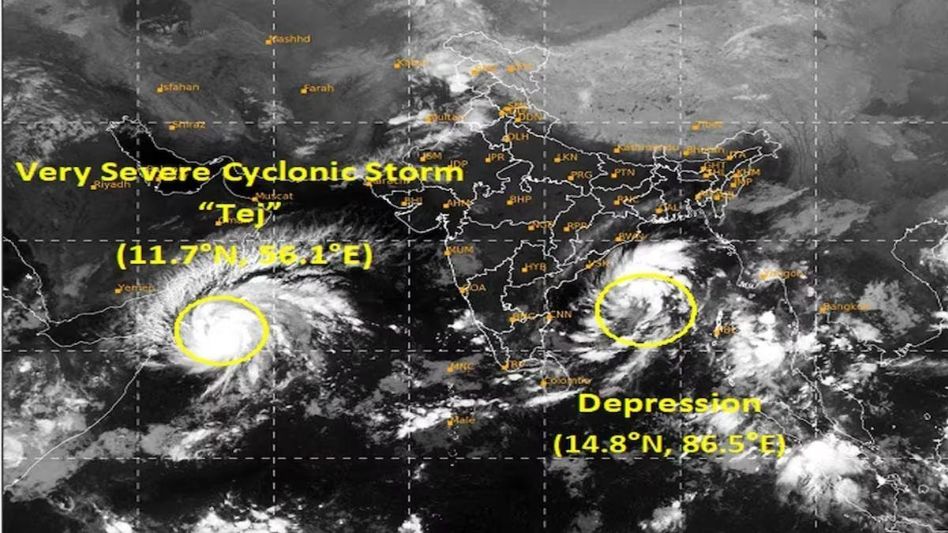 Cyclone Tej IMD Updates Cyclone Tej IMD Updates