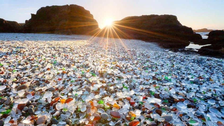 Glass Beach, California Glass Beach, California