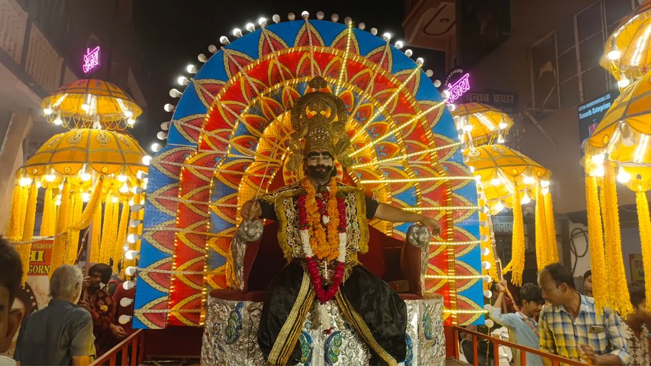 Ravana's Procession in Prayagraj Ravana's Procession in Prayagraj