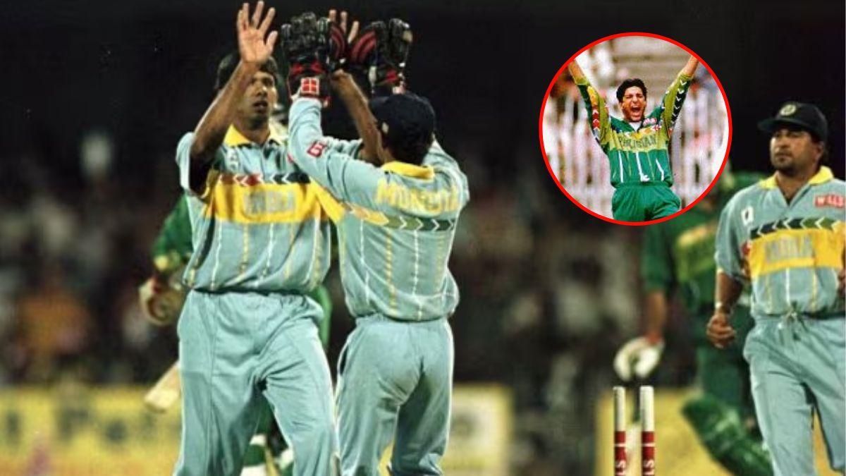 वर्ल्ड कप 1996 में भारत-पाकिस्तान मैच के पहले वसीम अकरम बीमार पड़ गए थे
