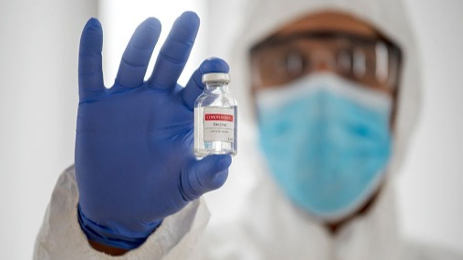 A photo showing coronavirus vaccine A photo showing coronavirus vaccine