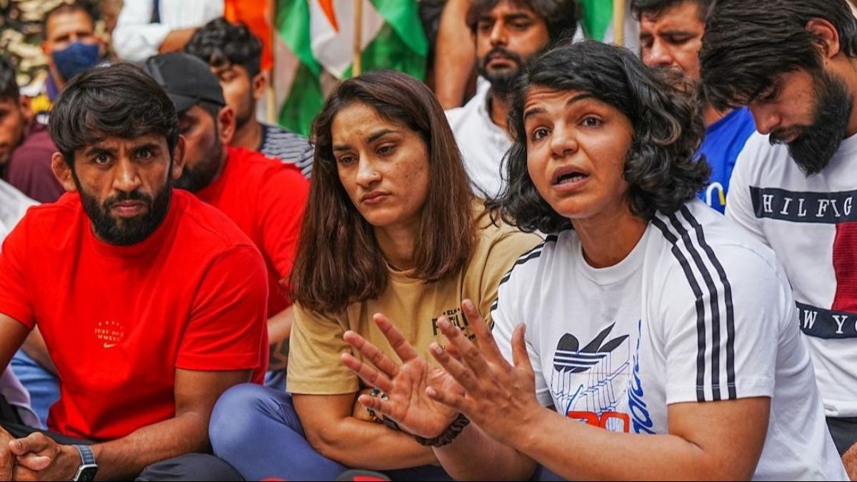 Wrestler Protest (file photo)