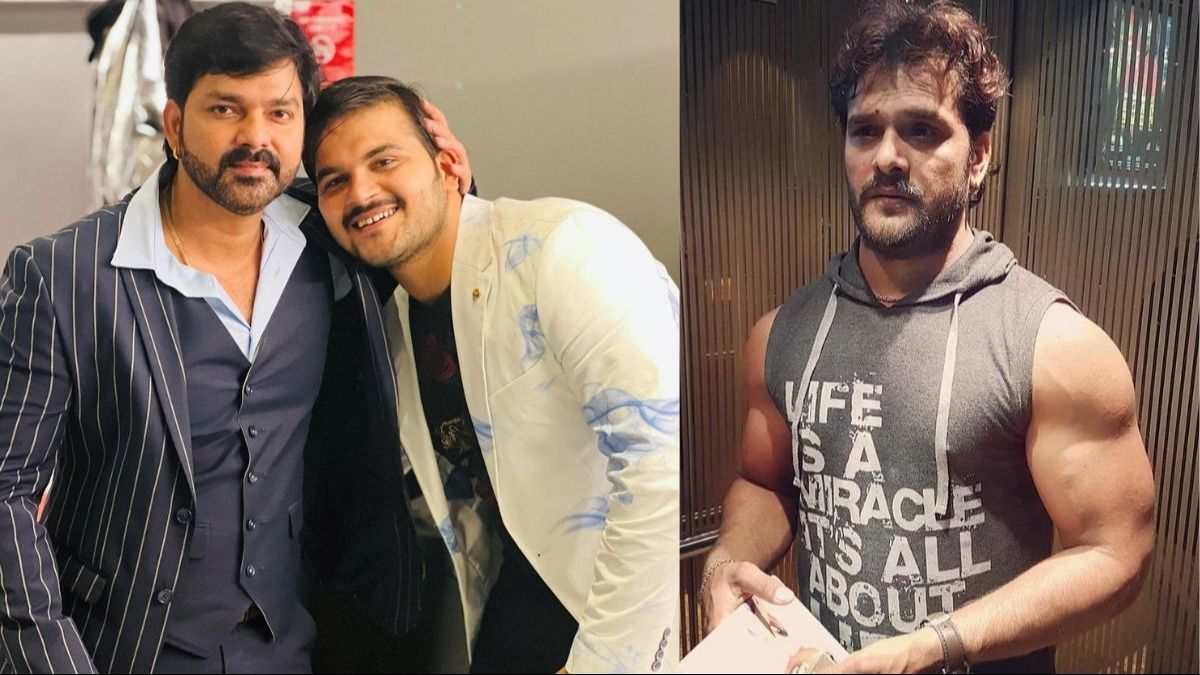 pawan singh, Kallu and Khesari Lal (Phot Instagram) pawan singh, Kallu and Khesari Lal (Phot Instagram)