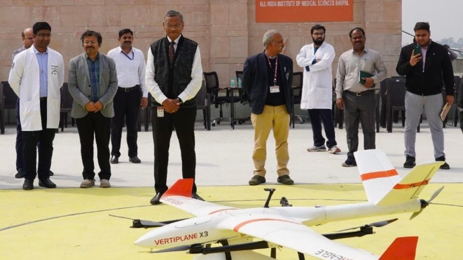 AIIMS Bhopal to use drones to deliver medicines AIIMS Bhopal to use drones to deliver medicines