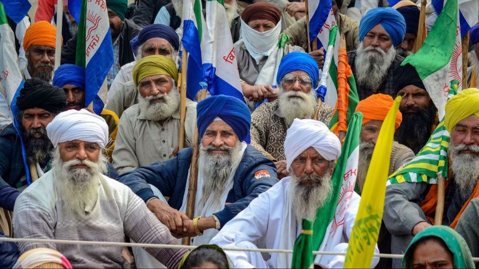 Farmers at the Punjab-Haryana Shambhu border  Farmers at the Punjab-Haryana Shambhu border