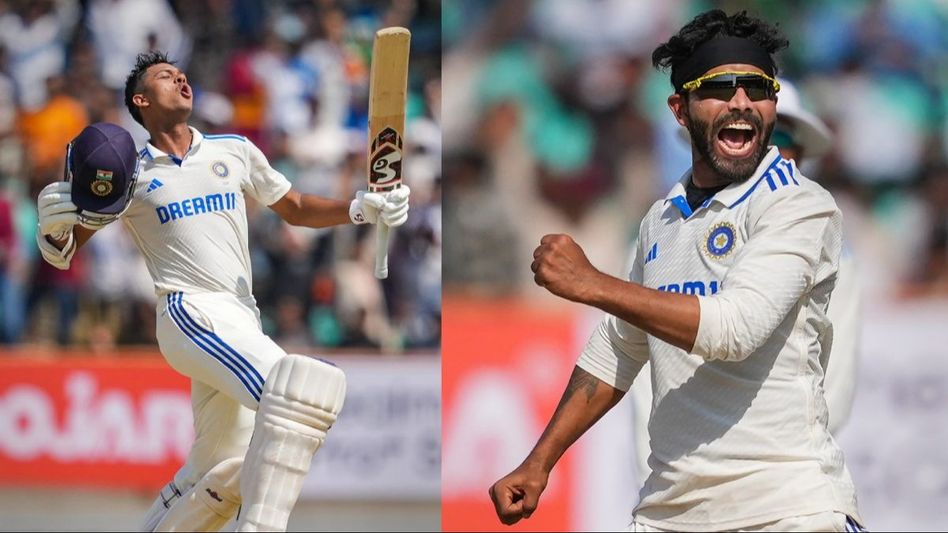 Yashasvi Jaiswal and Ravindra Jadeja Yashasvi Jaiswal and Ravindra Jadeja