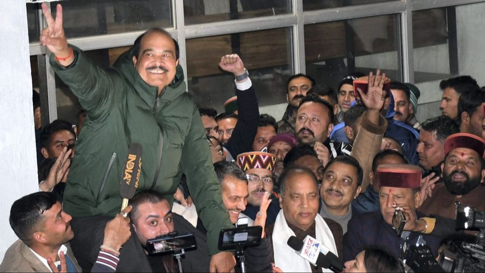 BJP candidate Harsh Mahajan BJP candidate Harsh Mahajan