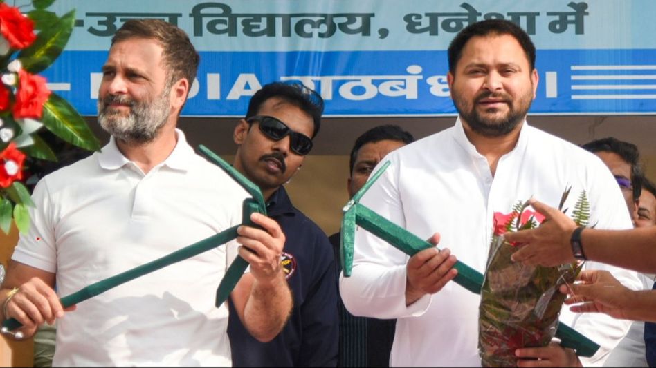 Rahul Gandhi and Tejashwi Yadav (Photo/PTI File) Rahul Gandhi and Tejashwi Yadav (Photo/PTI File)