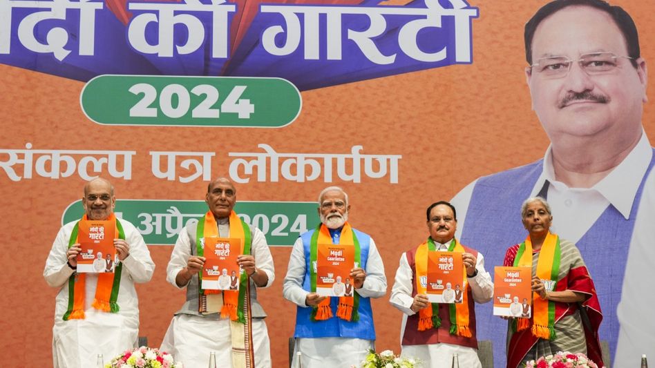 BJP Manifesto 2024 (Photo-PTI) BJP Manifesto 2024 (Photo-PTI)