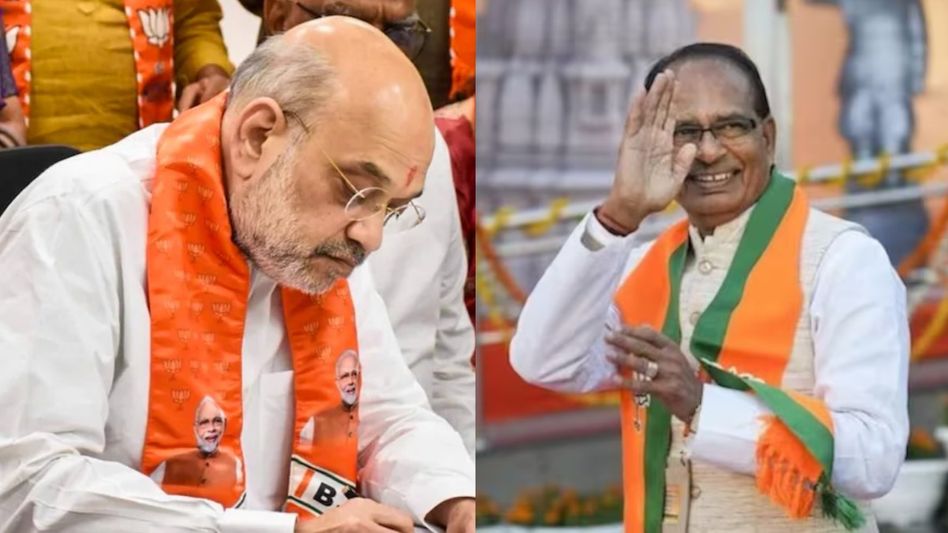 Amit Shah & Shivraj Singh Chouhan (Photo-PTI) Amit Shah & Shivraj Singh Chouhan (Photo-PTI)