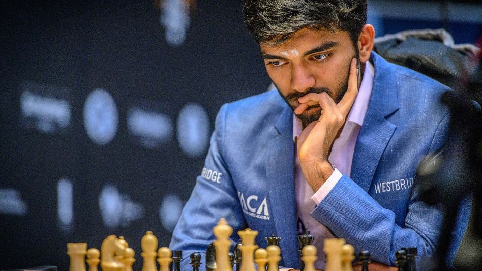 D Gukesh during his round 10 match against Russian GM Ian Nepomniachtchi (Photo: PTI) D Gukesh during his round 10 match against Russian GM Ian Nepomniachtchi (Photo: PTI)