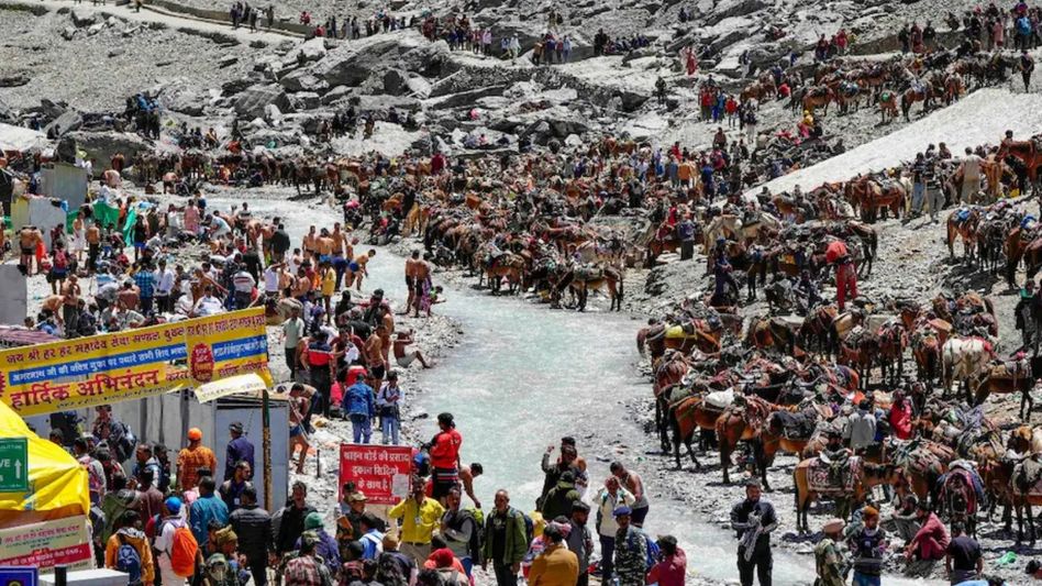 Amarnath Yatra Online Registration (Photo-PTI) Amarnath Yatra Online Registration (Photo-PTI)