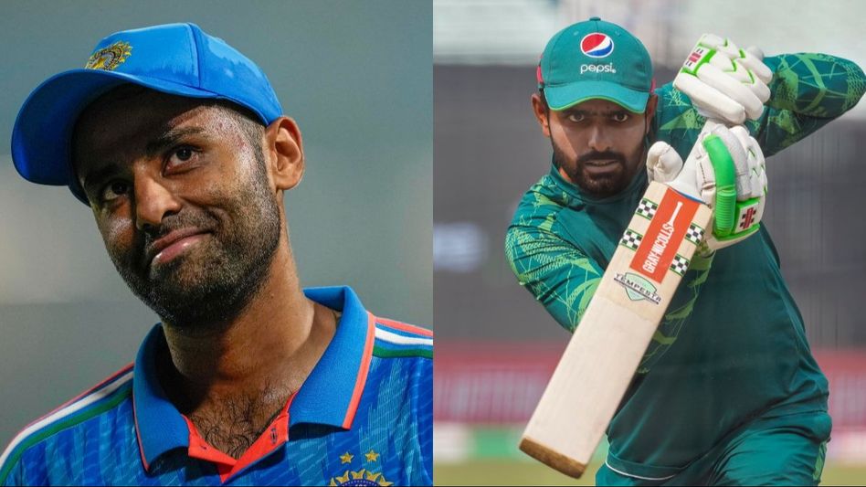 Suryakumar Yadav and Babar Azam (Photo: PTI) Suryakumar Yadav and Babar Azam (Photo: PTI)