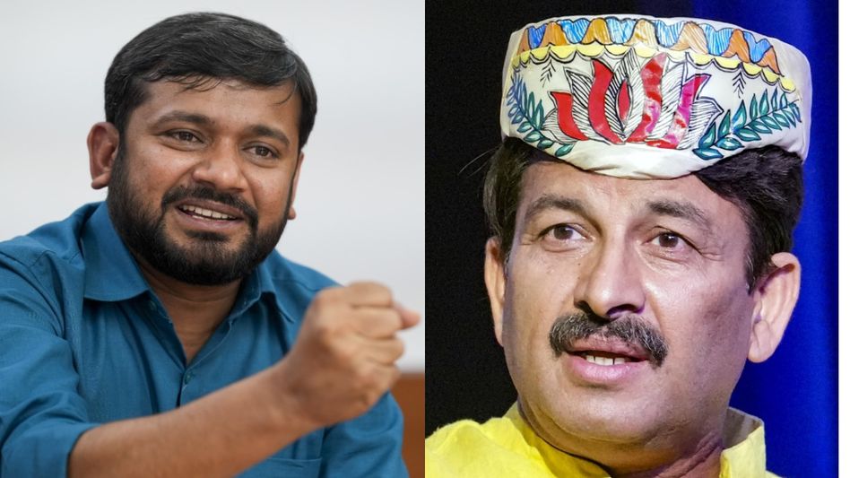 Kanhaiya Kumar & Manoj Tiwari (Photo-PTI) Kanhaiya Kumar & Manoj Tiwari (Photo-PTI)