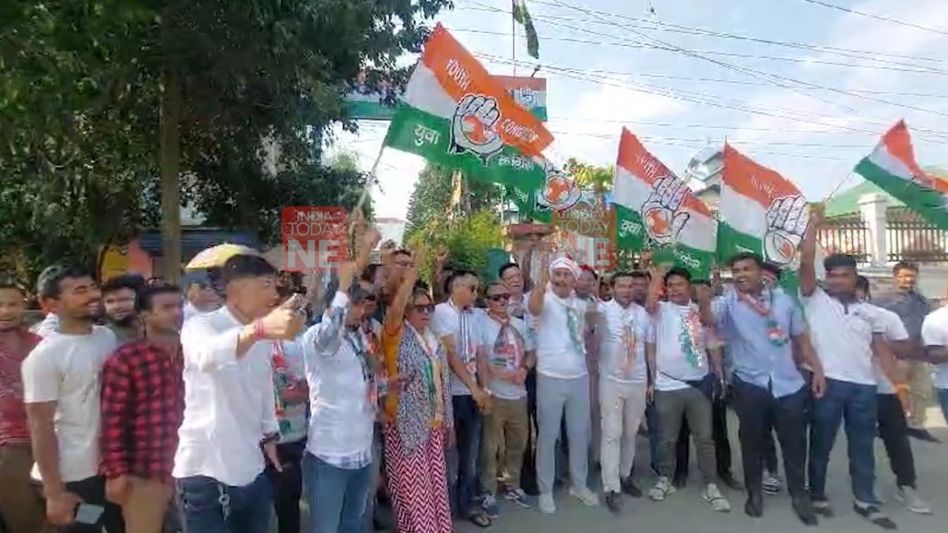 Indian National Congress leads in both Manipur Lok Sabha seats Indian National Congress leads in both Manipur Lok Sabha seats