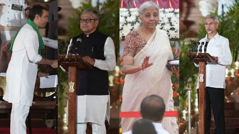 jayant chaudhary, ashwini vaishnaw, nirmala sitharaman and S. Jaishankar jayant chaudhary, ashwini vaishnaw, nirmala sitharaman and S. Jaishankar