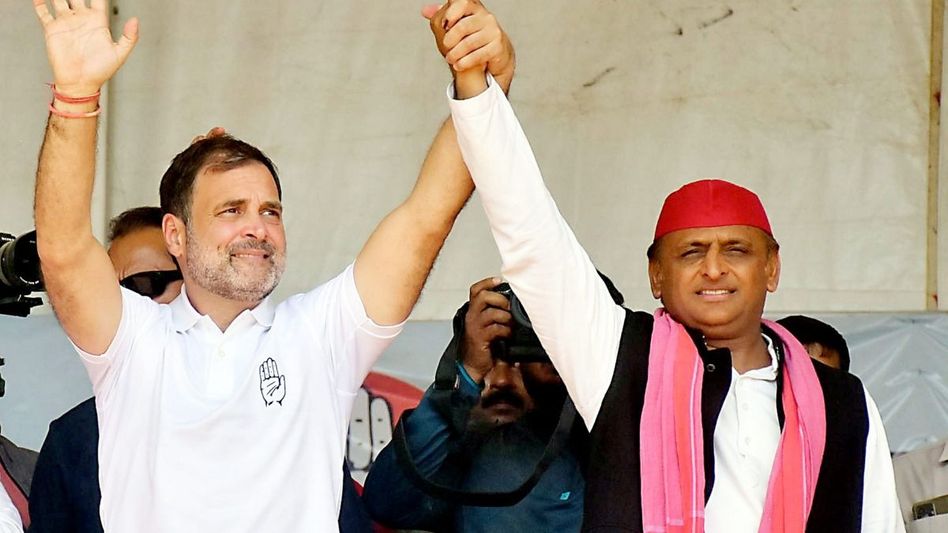 Rahul Gandhi and Akhilesh Yadav Rahul Gandhi and Akhilesh Yadav
