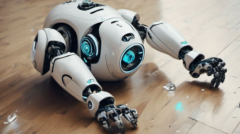 Crying Robot (Representative Image/AI Image) Crying Robot (Representative Image/AI Image)
