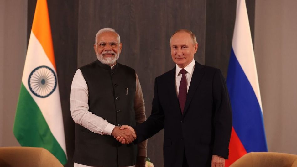 PM Modi and Vladimir Putin PM Modi and Vladimir Putin
