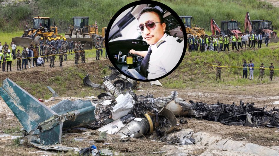 Who Is Pilot Manish Shakya ? (Photo-Nepal Plane Crash/PTI) Who Is Pilot Manish Shakya ? (Photo-Nepal Plane Crash/PTI)