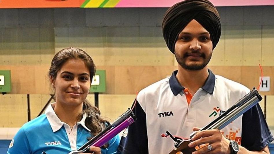 Manu Bhaker and Sarabjot Singh Manu Bhaker and Sarabjot Singh