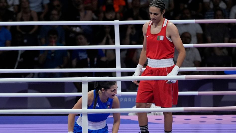 Algerian boxer Imane Khelif and Italian Boxer Angela Carini (Photo:AP) Algerian boxer Imane Khelif and Italian Boxer Angela Carini (Photo:AP)