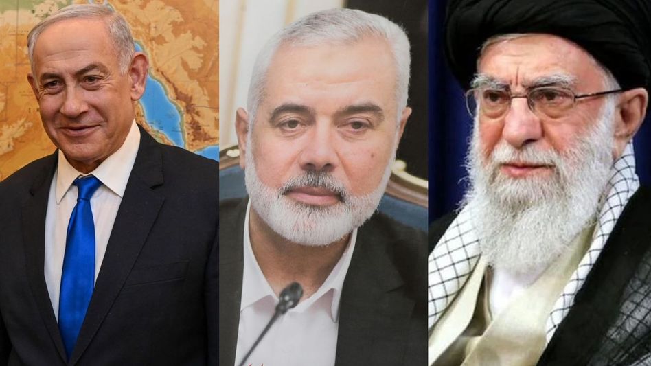 Benjamin Netanyahu, Ismail Haniyeh and Ayatollah Khamenei (File Photo: PTI) Benjamin Netanyahu, Ismail Haniyeh and Ayatollah Khamenei (File Photo: PTI)