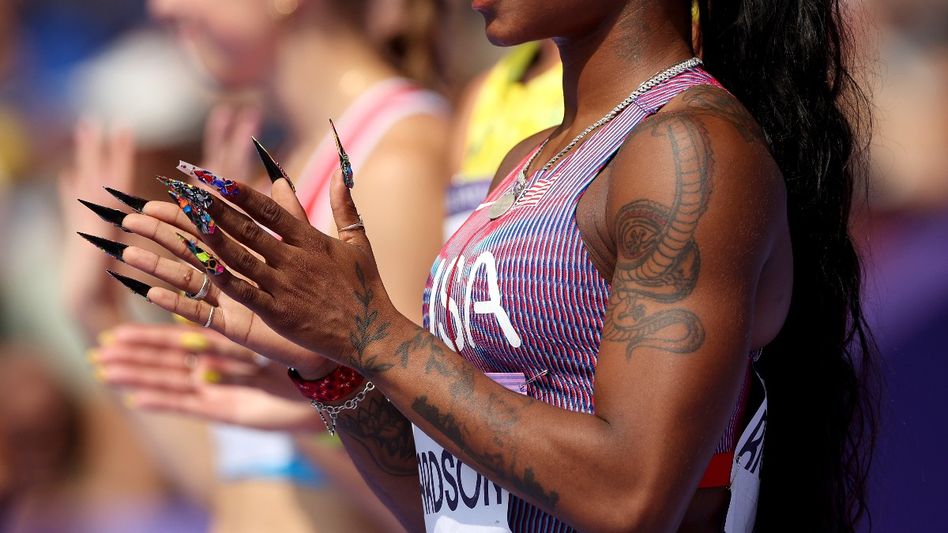 Manicures in Paris Olympics (Photo: Getty Images) Manicures in Paris Olympics (Photo: Getty Images)