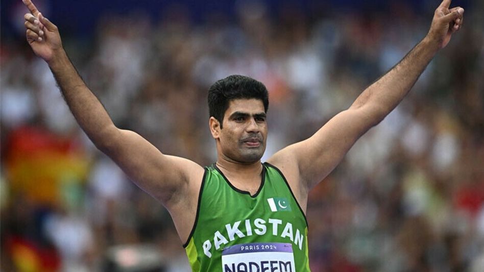 Arshad Nadeem won gold in Paris Olympic 2024 (Photo: X.Com/@MHuzaifaNizam) Arshad Nadeem won gold in Paris Olympic 2024 (Photo: X.Com/@MHuzaifaNizam)