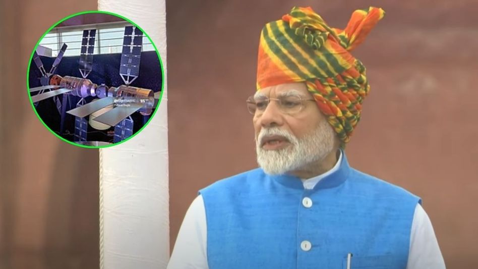 Bharatiya Antariksha Station and PM Modi Bharatiya Antariksha Station and PM Modi