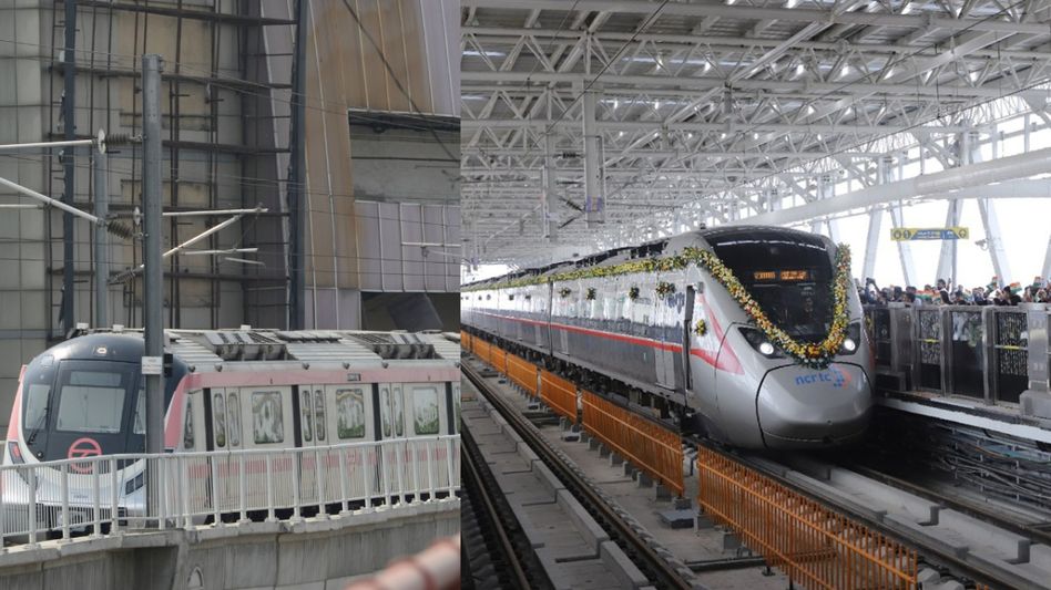 Delhi Metro Namo Bharat Train (Photo Credit: Getty Images) Delhi Metro Namo Bharat Train (Photo Credit: Getty Images)