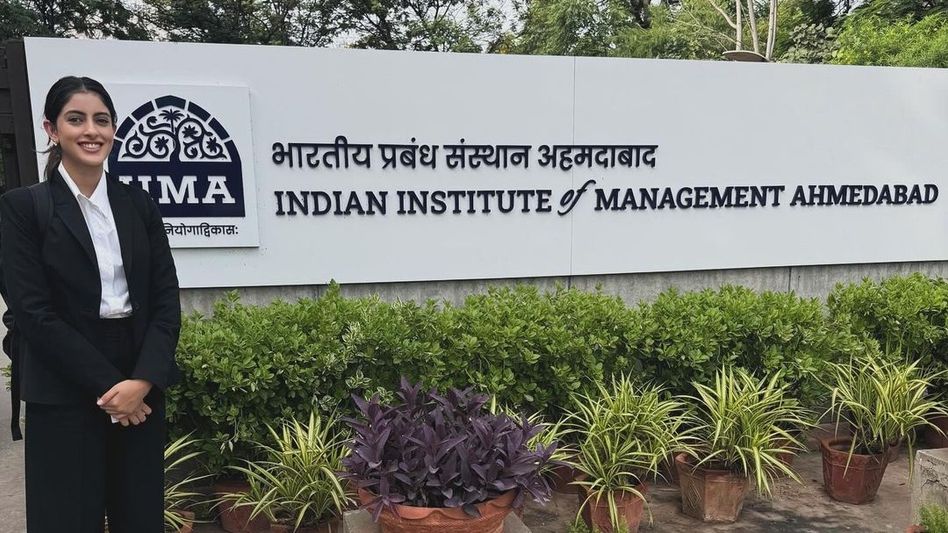 Navya Nanda enrolled in IIMA's BPGP MBA course (Photo: Instagram/@navyananda) Navya Nanda enrolled in IIMA's BPGP MBA course (Photo: Instagram/@navyananda)